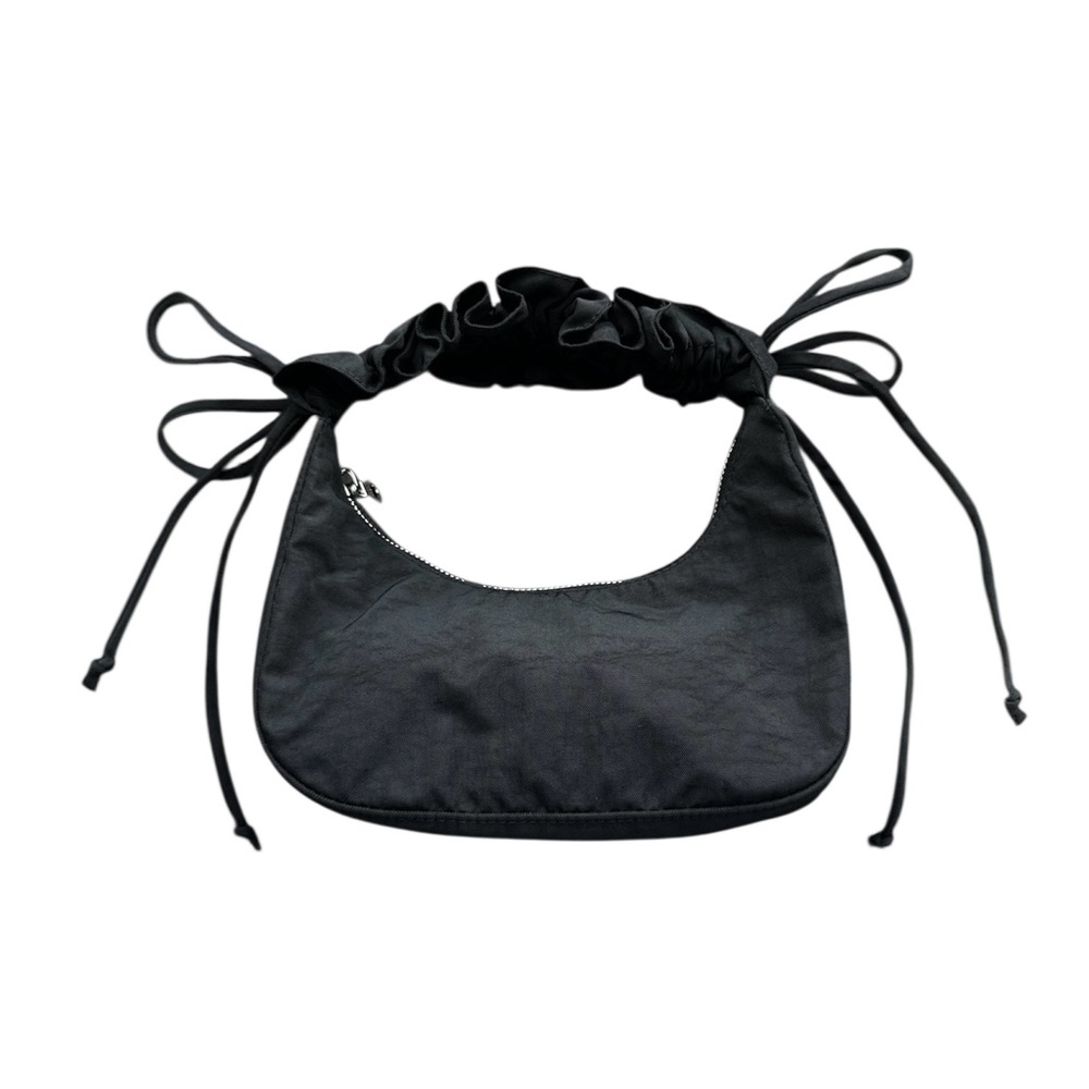 💥SOLD💥Molly Goddard x Baggu Mini Ruffle Crescent Bag Black